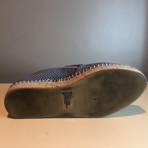 Steve Madden Flat Women's Shoes Blue Suede Wright Espadrille Platform Hal - Picture 8 of 10